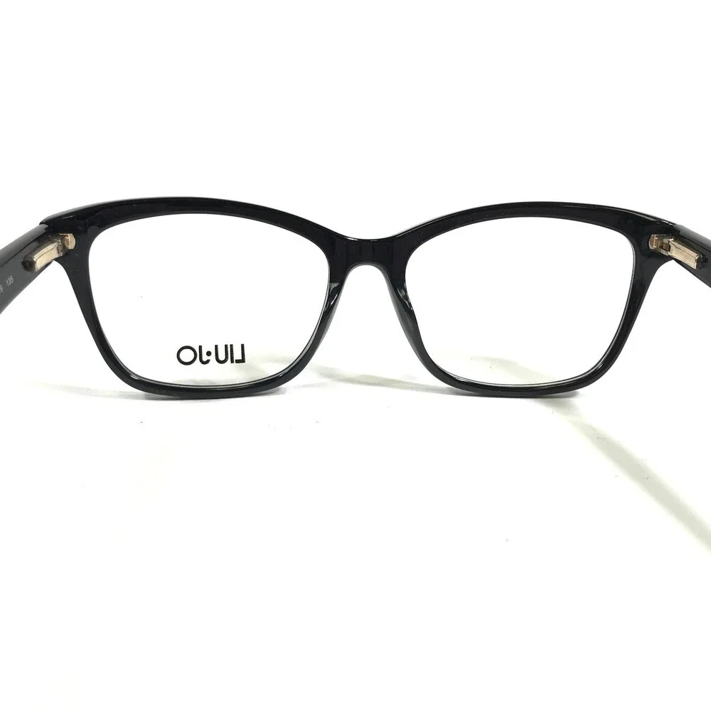 Liu Jo LJ2616 001 Eyeglasses Frames Polished Black Cat Eye Full Rim 52-16-135